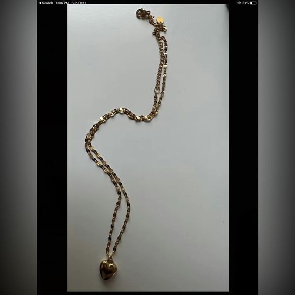 🧡 Delicate Gold Dainty Heart Necklace🧡 - Picture 9 of 16